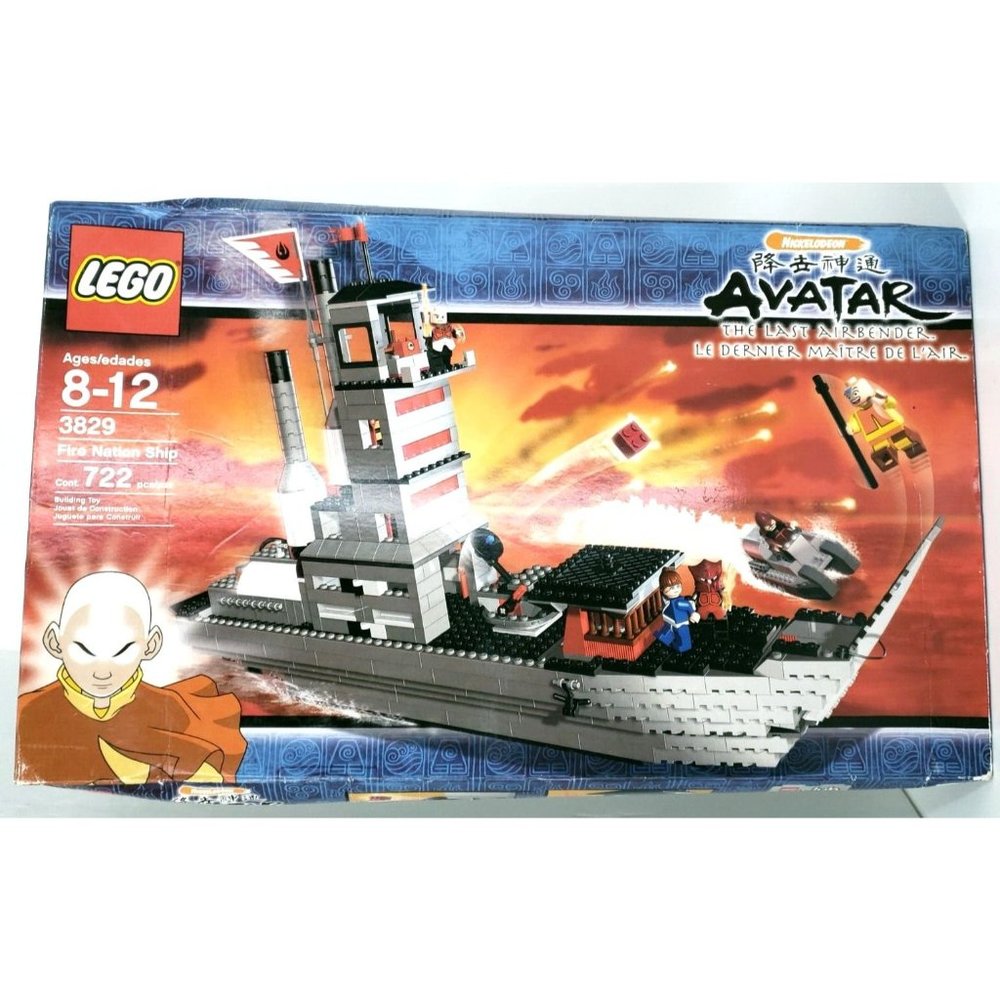 LEGO 3829 Avatar Fire Nation Ship NEW In Factory SEALED Damaged Box VHTF
